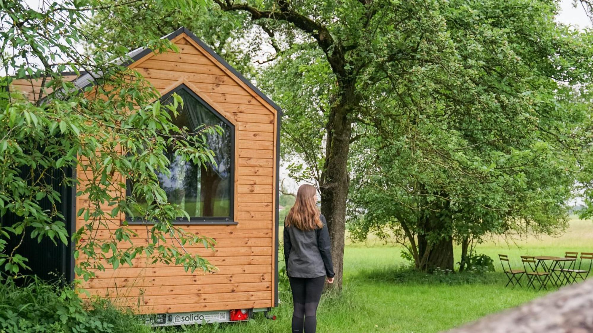 Villa Lisi Grun Tiny House By Tiny Away à Sattledt Extérieur photo